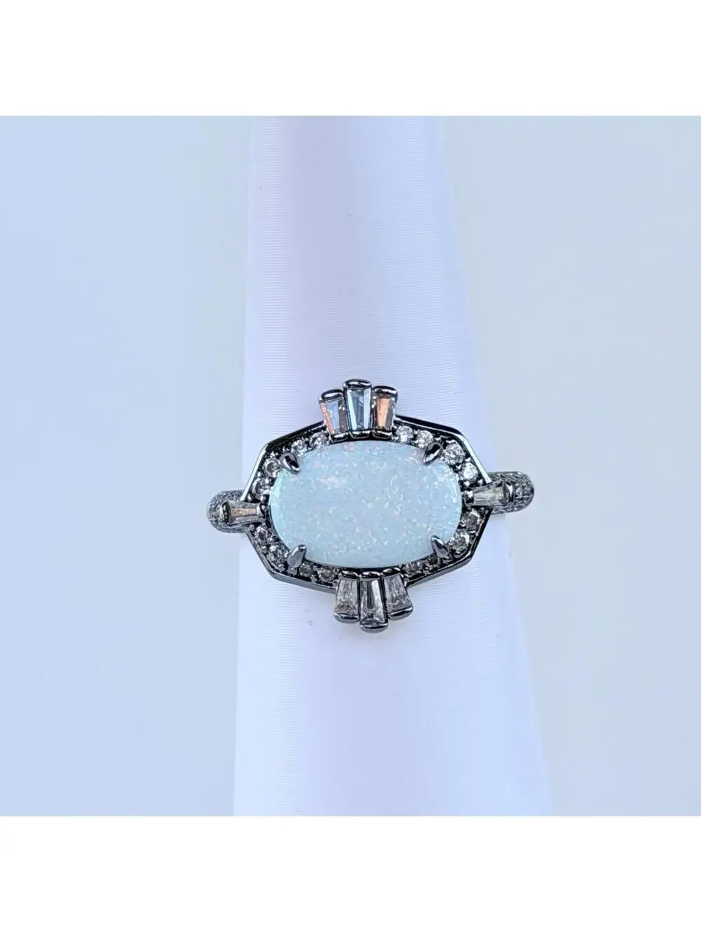 Bomb Party October Ring Sz 7 